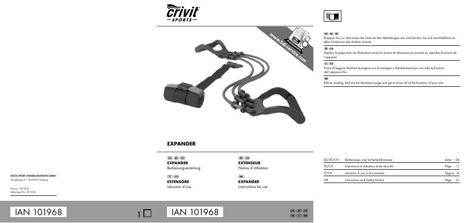 Crivit FE-1958 User Manual | 26 pages