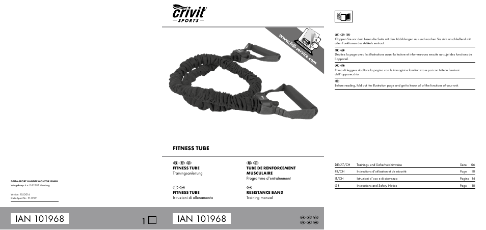 Crivit PT-1959 User Manual | 18 pages