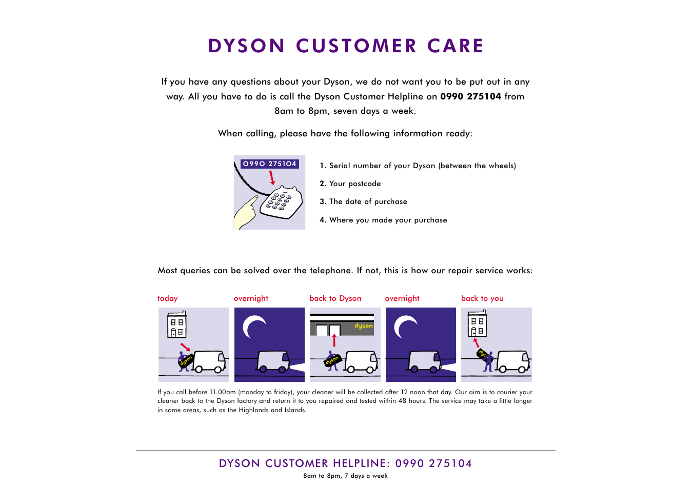 DYSON DC03 User Manual | Page 5 / 6