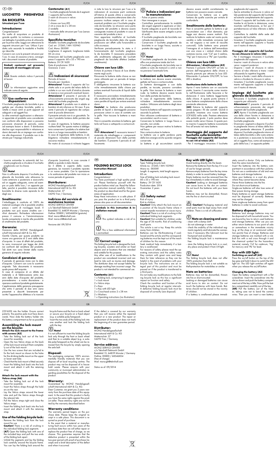 Crivit 21260 User Manual | Page 2 / 2