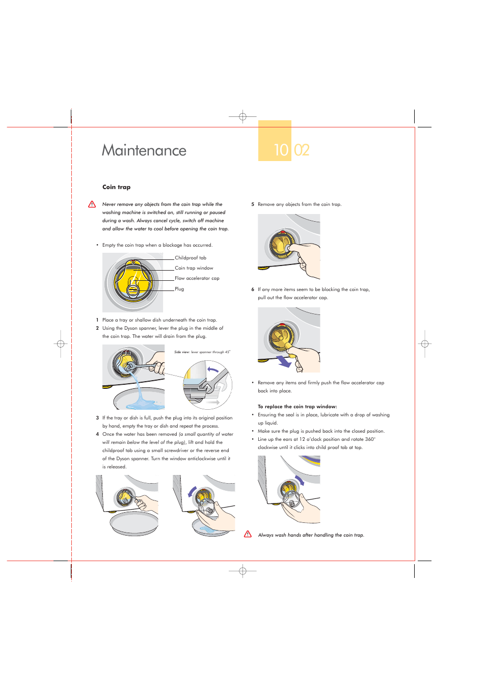 Maintenance | DYSON CRO2 User Manual | Page 19 / 24