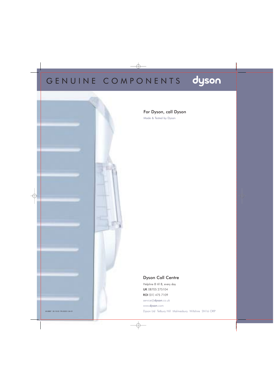 DYSON CRO2 User Manual | Page 24 / 24