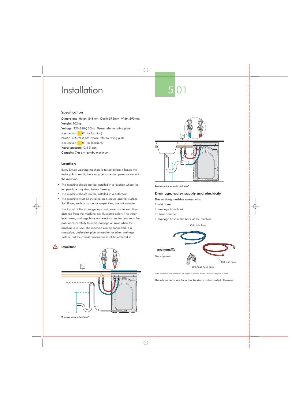 Installation | DYSON CRO2 User Manual | Page 8 / 24