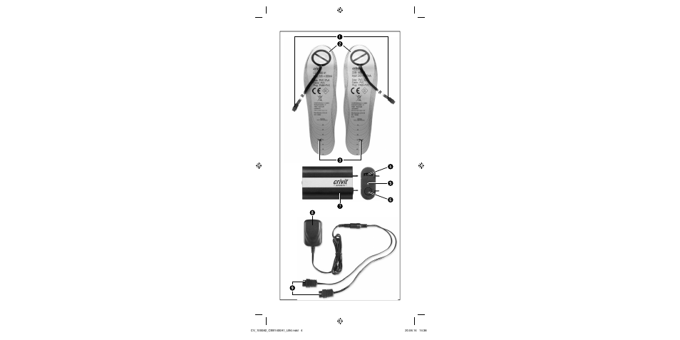 Crivit CEB 1400 A1 User Manual | Page 3 / 80