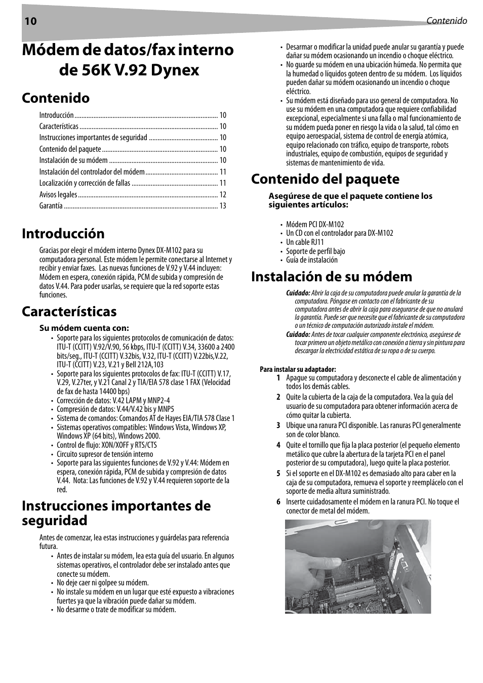 Dynex DX-M102 User Manual | Page 10 / 16