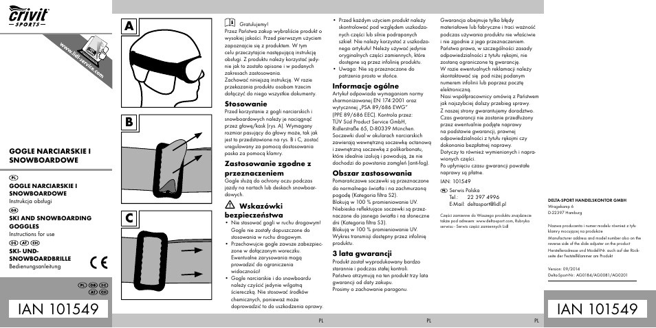 Crivit AG0184 User Manual | 2 pages