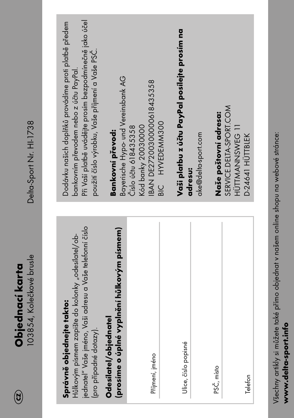 Ob jednací k ar ta | Crivit HI-1738 User Manual | Page 21 / 28
