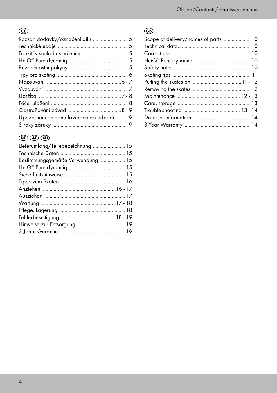 Crivit HI-1738 User Manual | Page 4 / 28