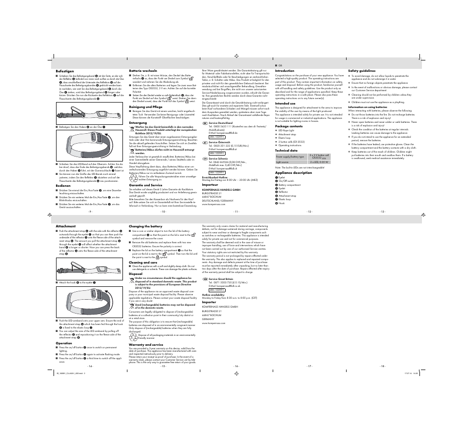 Crivit CLLA 6 A1 User Manual | Page 2 / 2