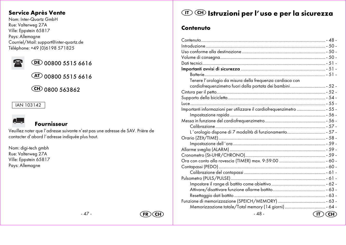 Istruzioni per l’uso e per la sicurezza | Crivit 1-LD3875 User Manual | Page 25 / 47