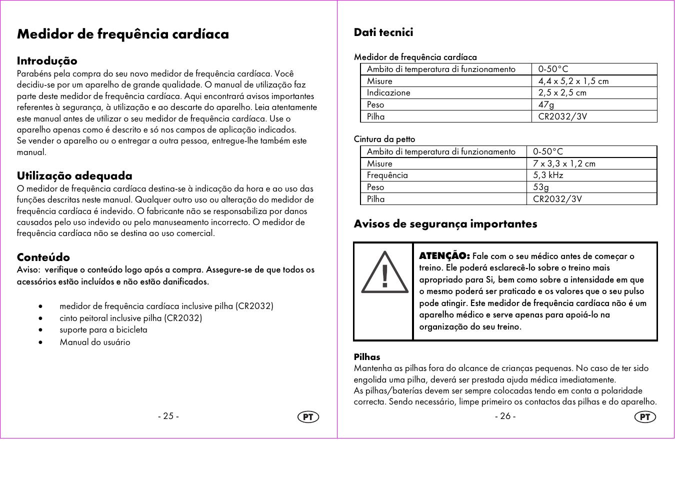 Medidor de frequência cardíaca | Crivit 1-LD3875 User Manual | Page 14 / 46