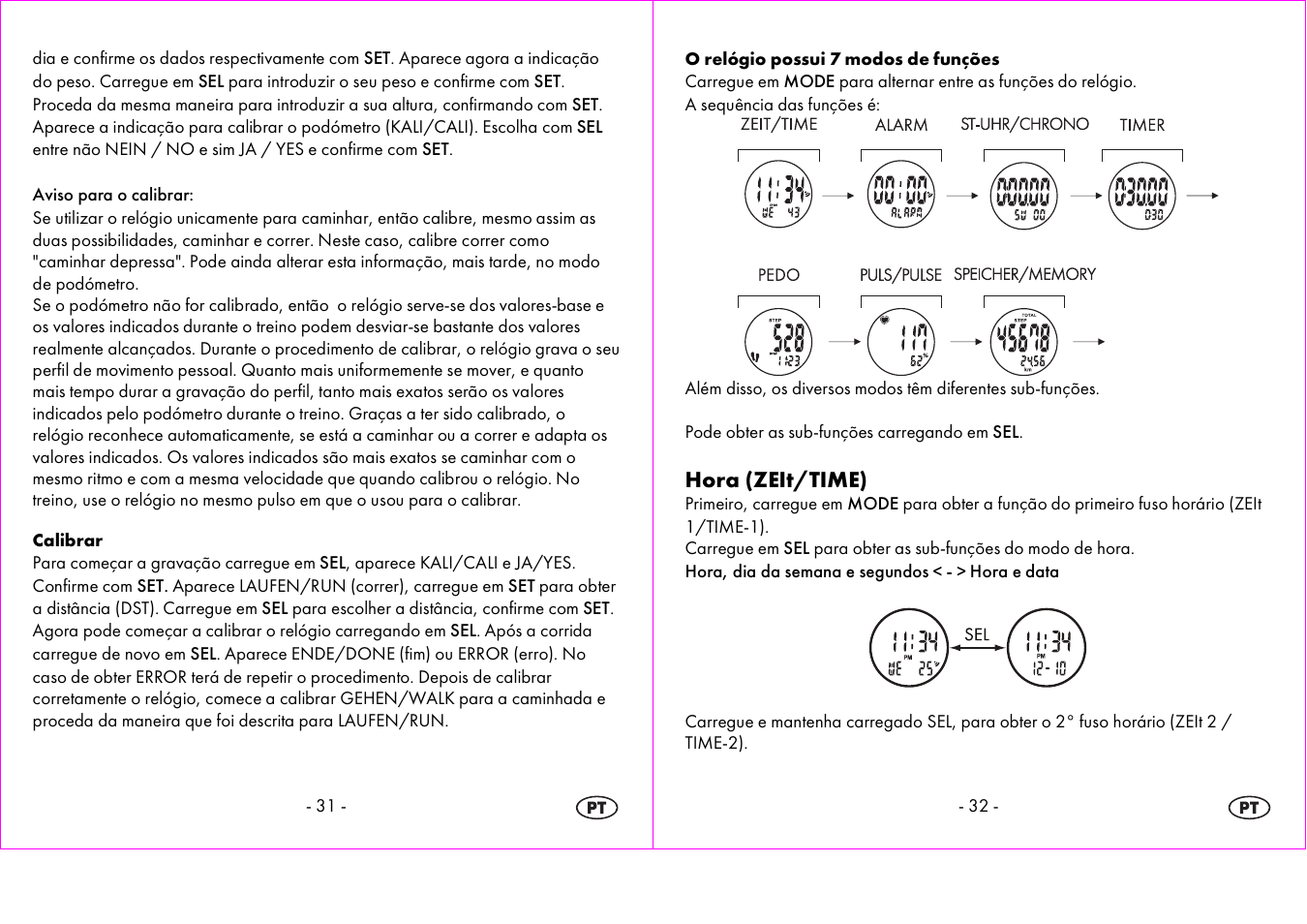 Hora (zeit/time) | Crivit 1-LD3875 User Manual | Page 17 / 46