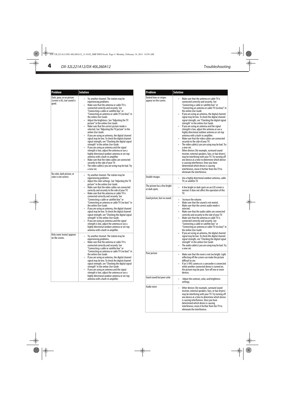 Dynex DX-40L260A12 User Manual | Page 6 / 12