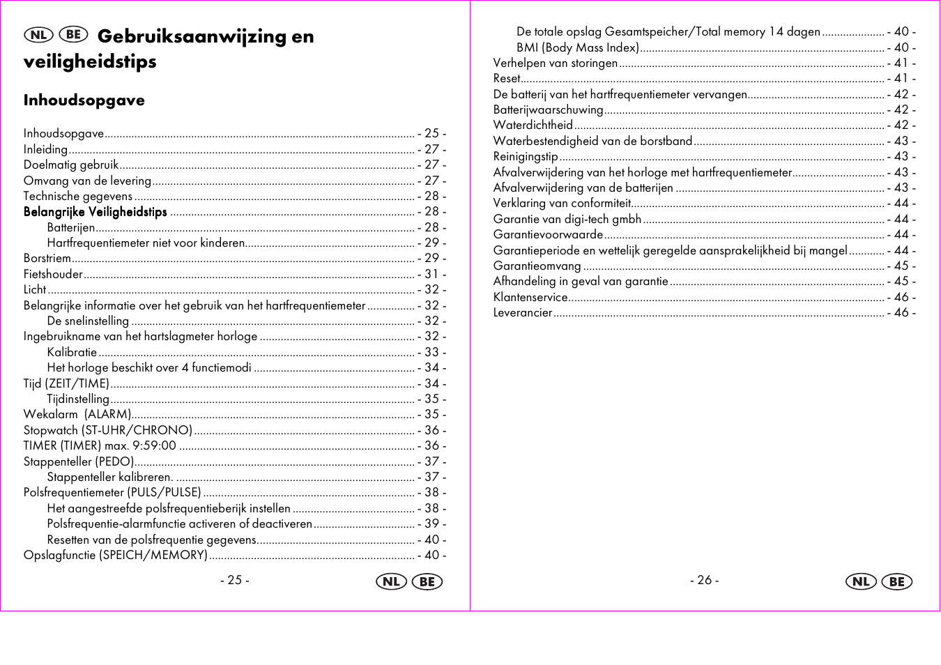 Gebruiksaanwijzing en veiligheidstips | Crivit 1-LD3875 User Manual | Page 14 / 47