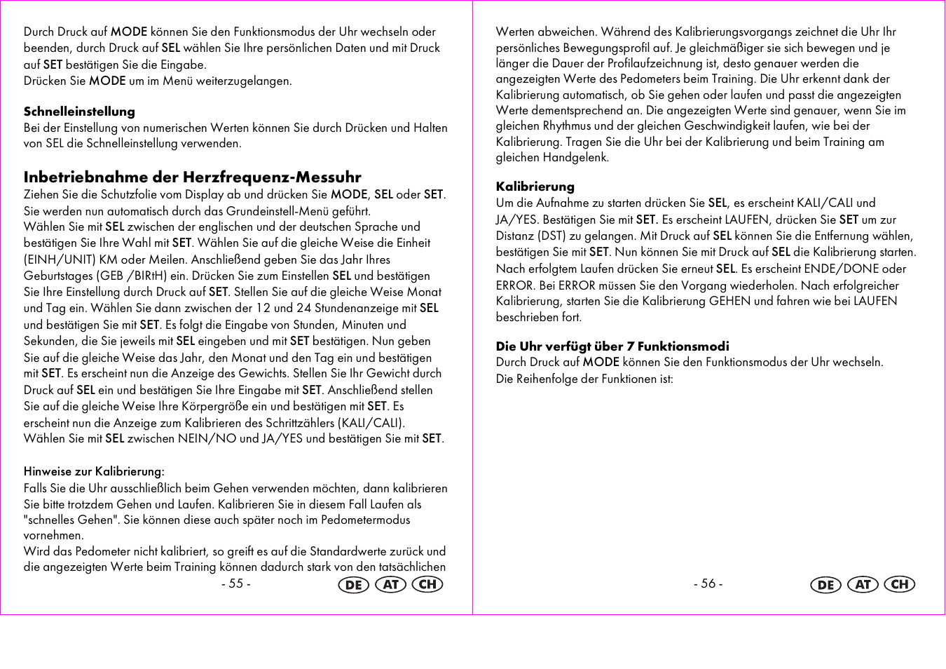 Inbetriebnahme der herzfrequenz-messuhr | Crivit 1-LD3875 User Manual | Page 29 / 47