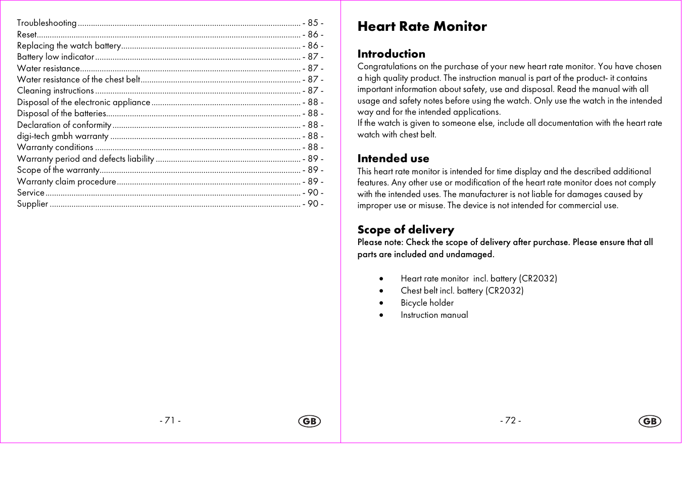 Heart rate monitor | Crivit 1-LD3875 User Manual | Page 37 / 47