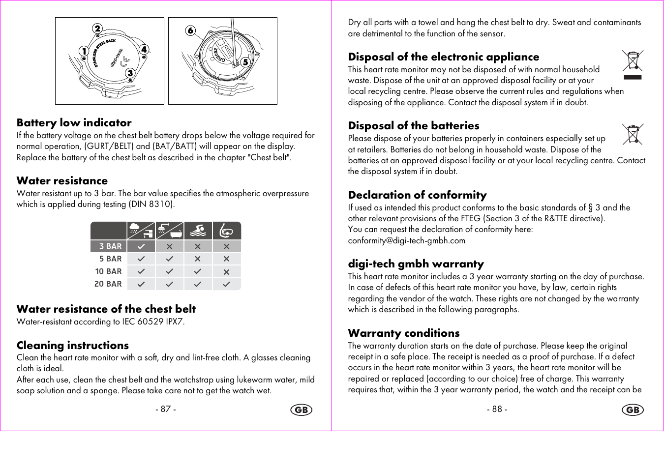 Crivit 1-LD3875 User Manual | Page 45 / 47