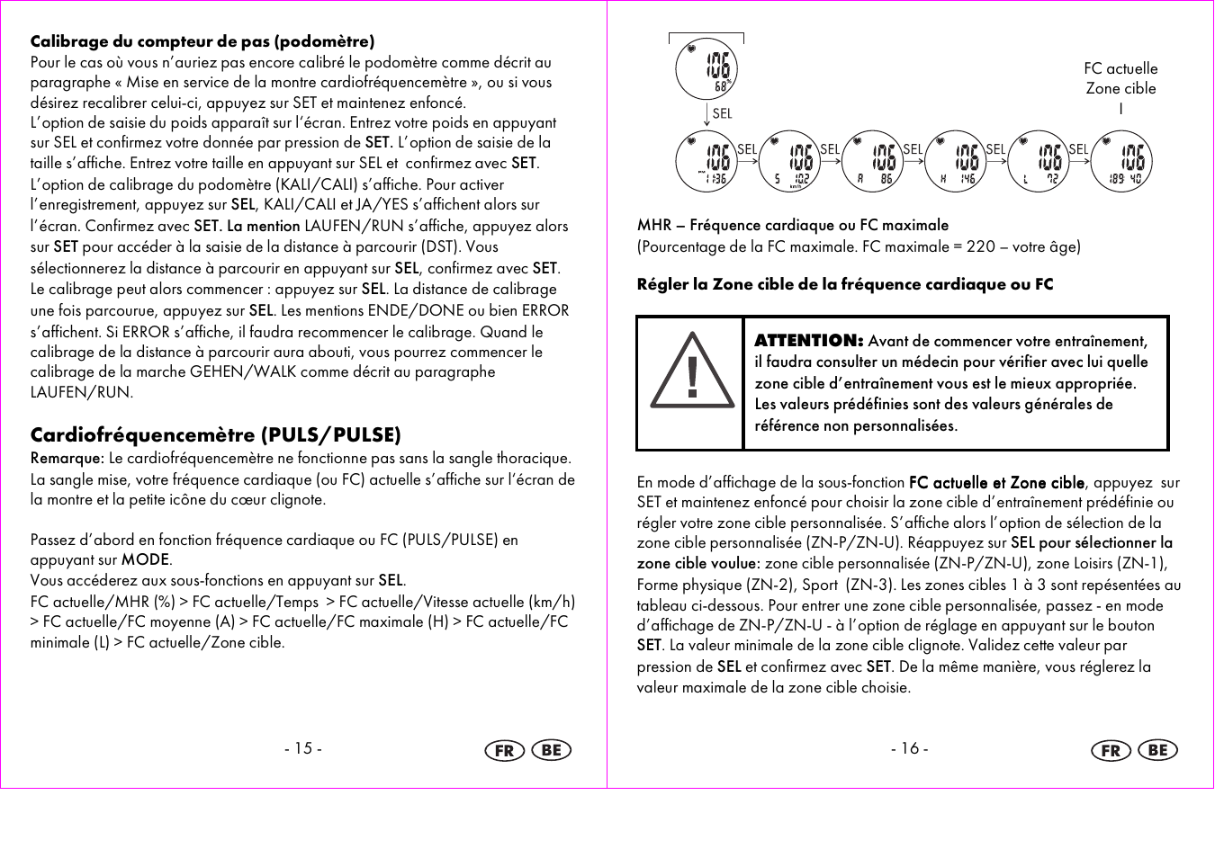 Cardiofréquencemètre (puls/pulse) | Crivit 1-LD3875 User Manual | Page 9 / 47