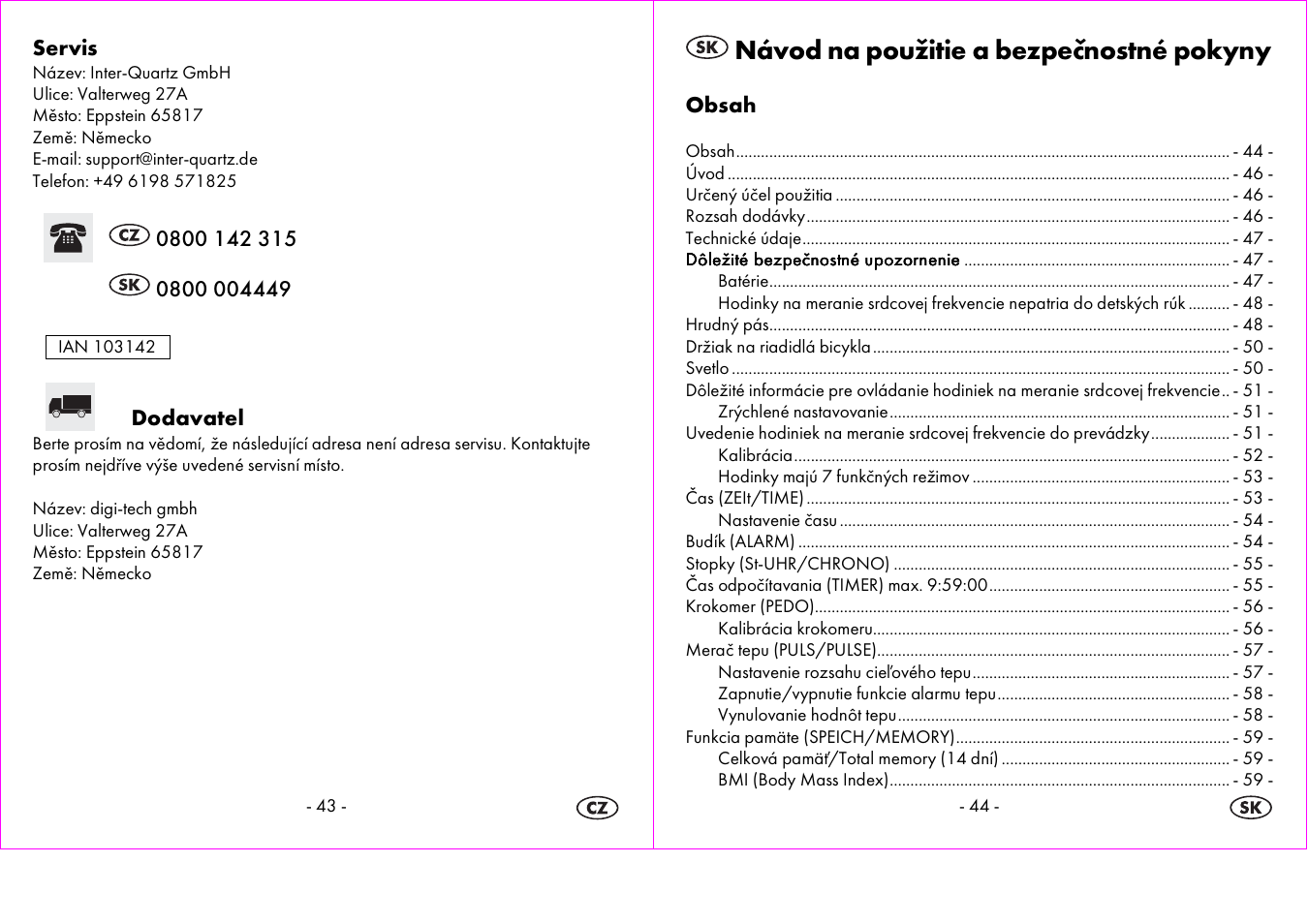 Návod na použitie a bezpečnostné pokyny | Crivit 1-LD3875 User Manual | Page 23 / 45