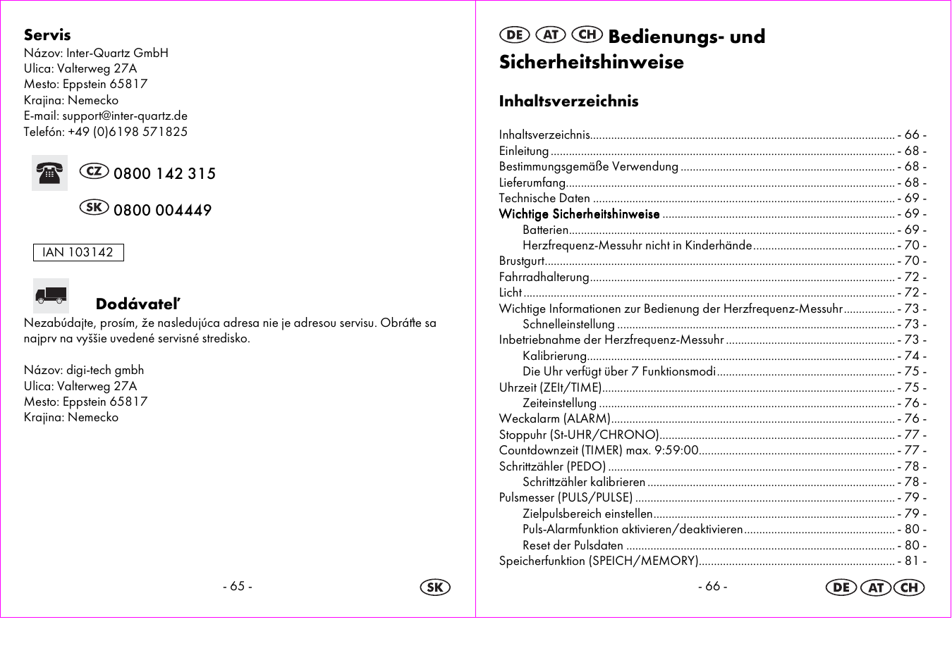 Bedienungs- und sicherheitshinweise | Crivit 1-LD3875 User Manual | Page 34 / 45