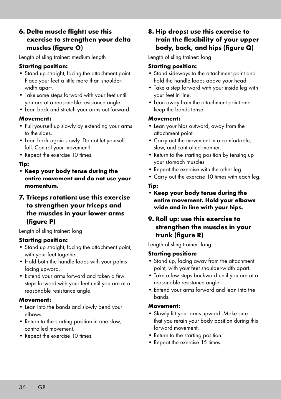 Crivit ST-1744 User Manual | Page 36 / 52
