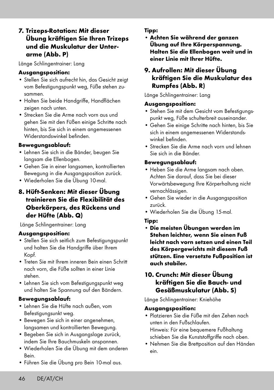 Crivit ST-1744 User Manual | Page 46 / 52