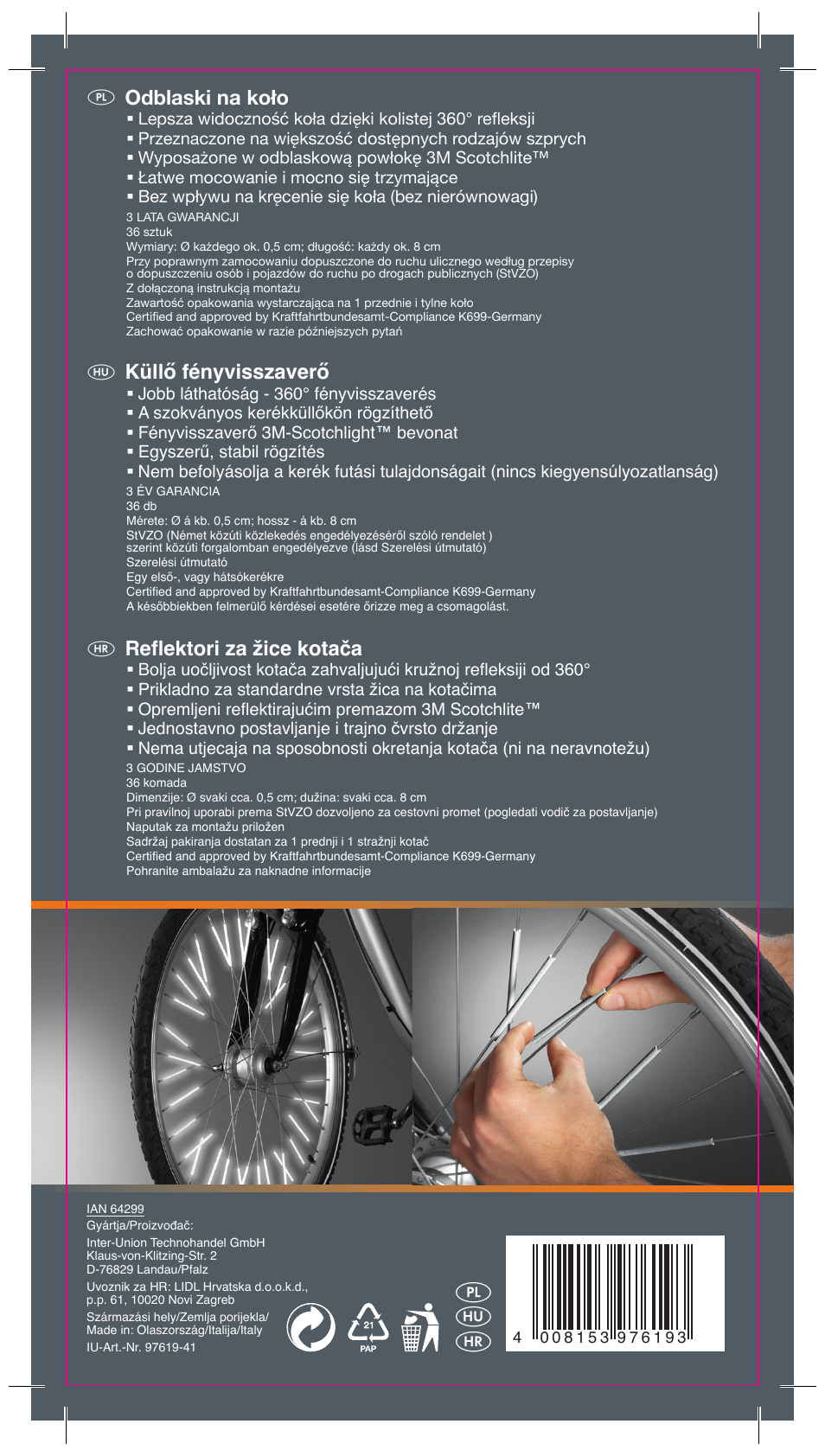 Tn m | Crivit S-CUP 36 User Manual | Page 8 / 10