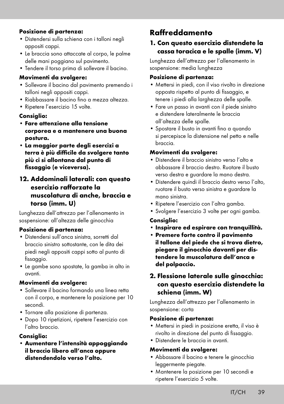 Raffreddamento | Crivit ST-1744 User Manual | Page 39 / 50