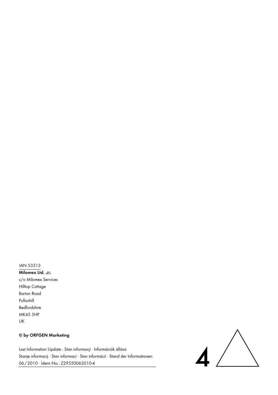 Crivit Z29550 User Manual | Page 64 / 64