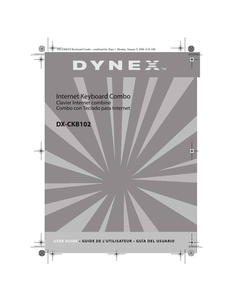 Dynex DX-CKB102 User Manual | 20 pages