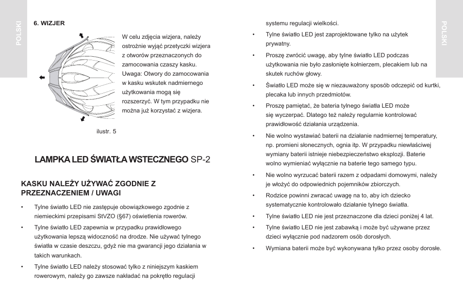 Lampka led światła wstecznego sp-2 | Crivit SP - 33 User Manual | Page 8 / 30