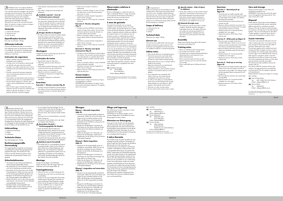 Crivit Push Up Bars User Manual | Page 2 / 2