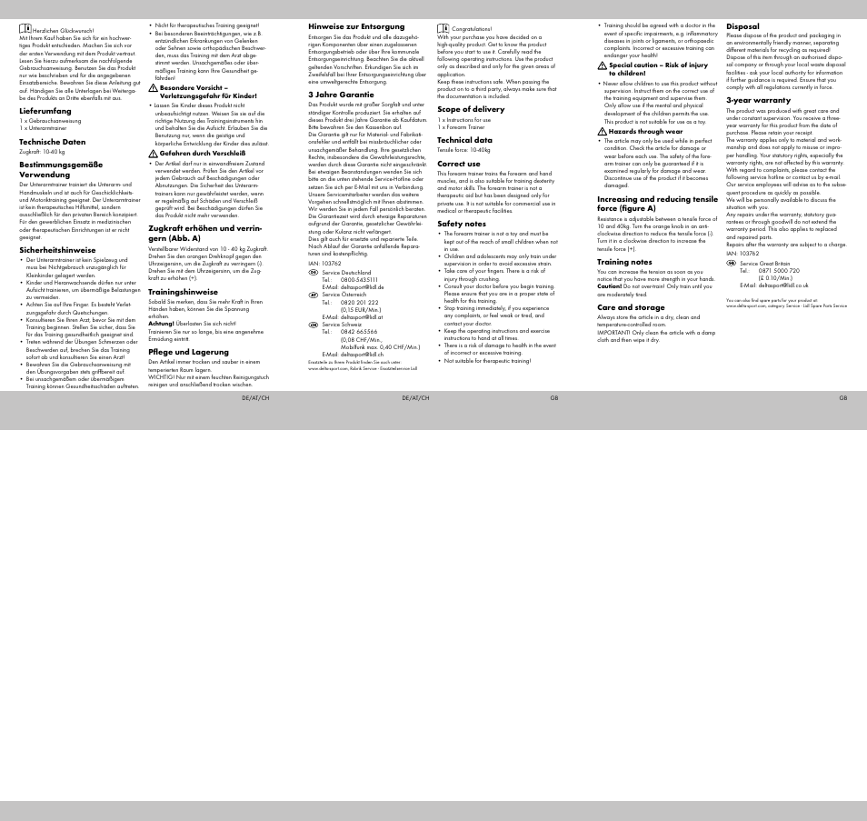 Crivit Push Up Bars User Manual | Page 2 / 2