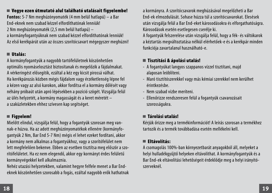 Crivit Bike Handlebar Grips User Manual | Page 10 / 23