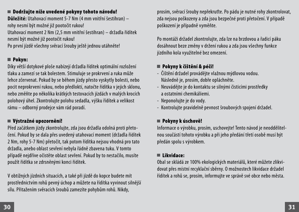 Crivit Bike Handlebar Grips User Manual | Page 16 / 23