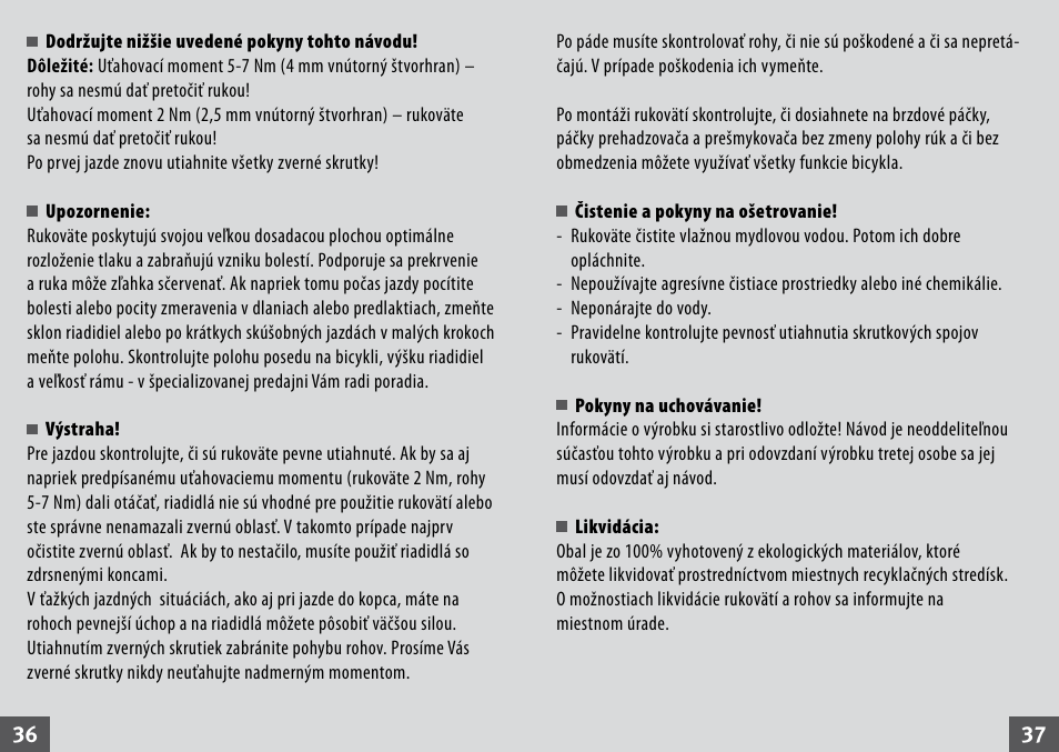 Crivit Bike Handlebar Grips User Manual | Page 19 / 23