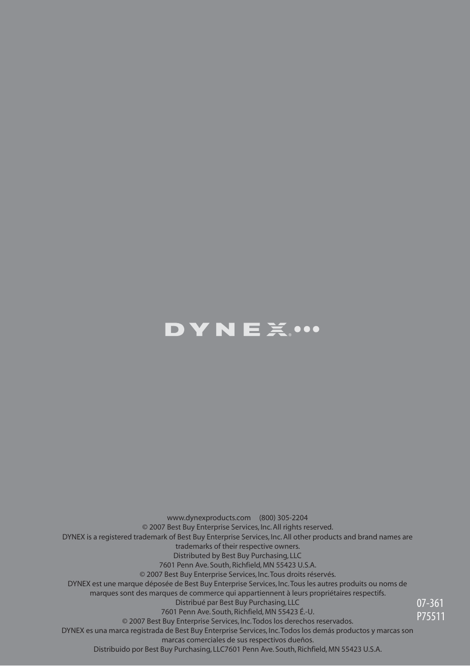Dynex DX-EBNBC User Manual | Page 86 / 86