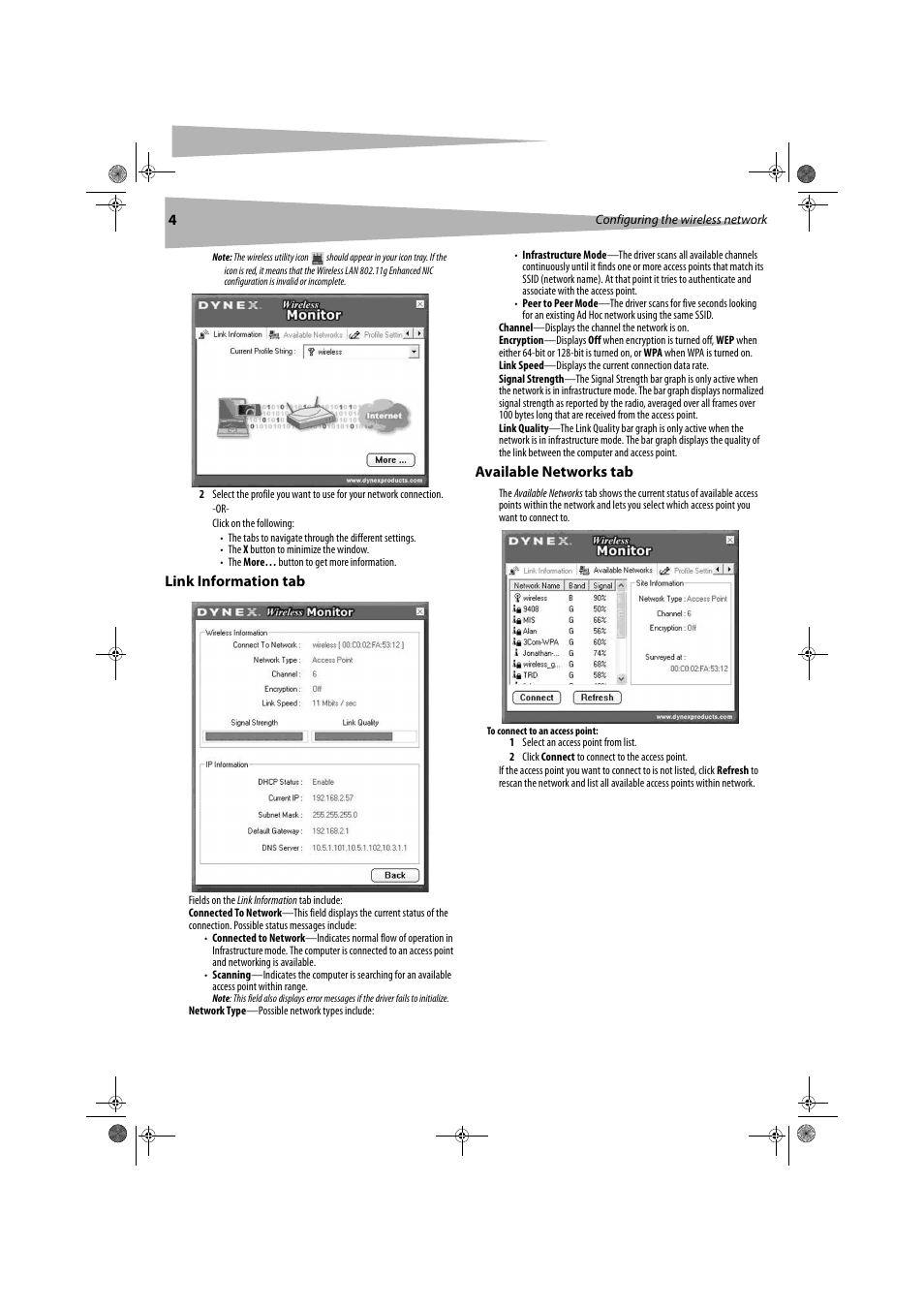 Dynex DX-WGPNBC User Manual | Page 4 / 24