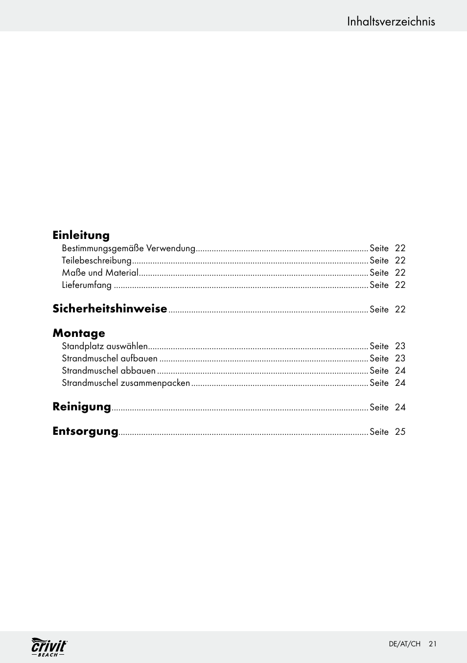 Crivit Z30696 User Manual | Page 21 / 30