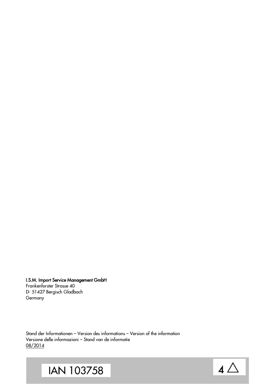 Crivit Dumbbell Set User Manual | Page 20 / 20