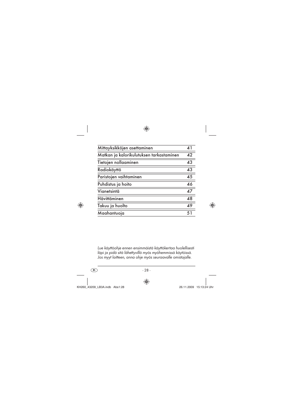 Crivit KH260-10/09-V2 User Manual | Page 30 / 80