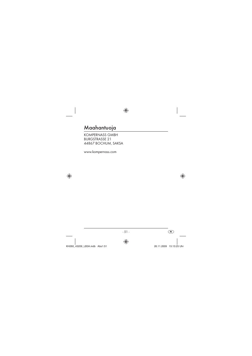 Maahantuoja | Crivit KH260-10/09-V2 User Manual | Page 53 / 80
