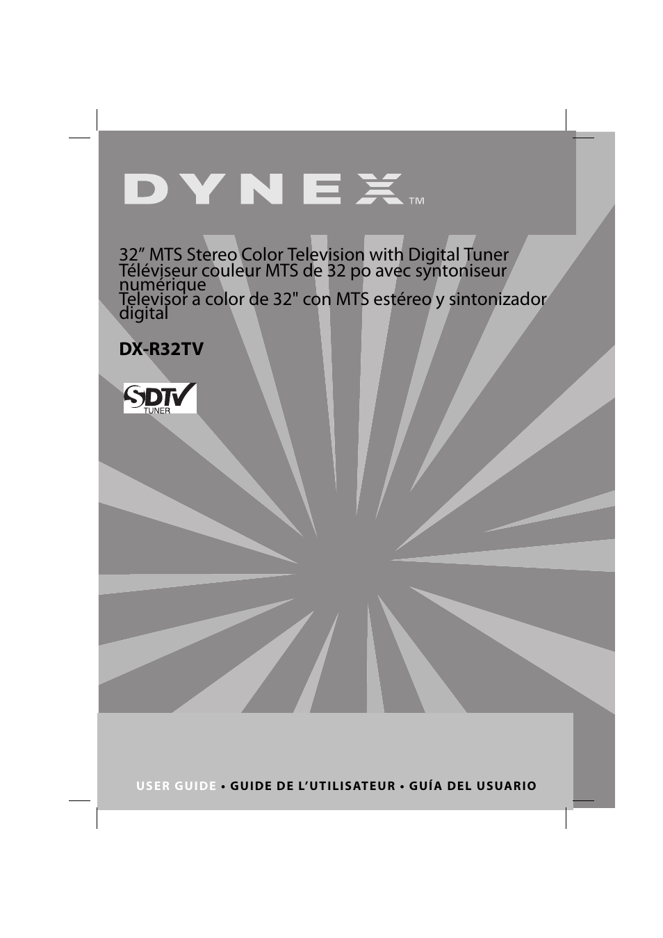 Dynex DX-R32TV User Manual | 56 pages