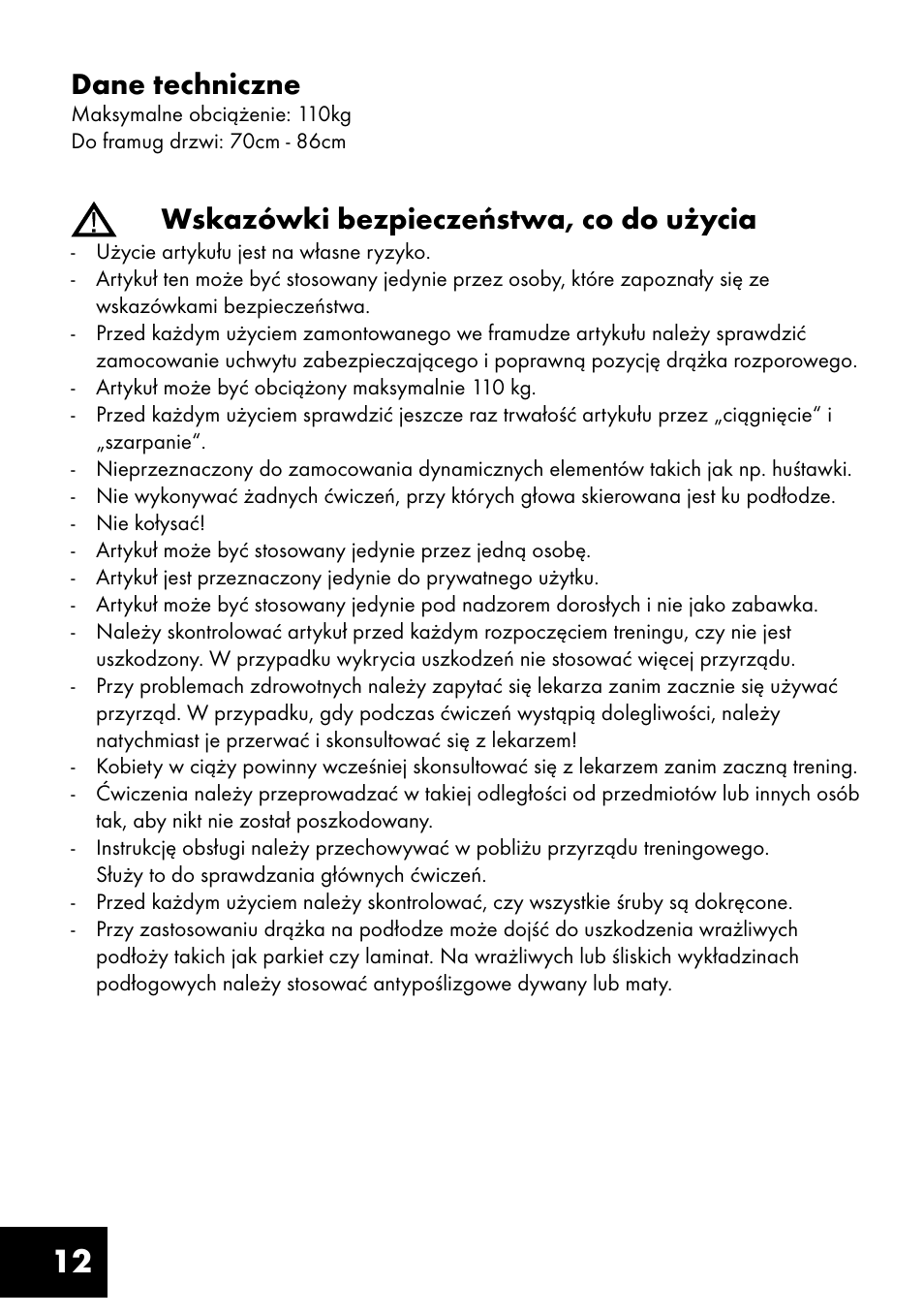 Crivit MR-1362 User Manual | Page 12 / 56