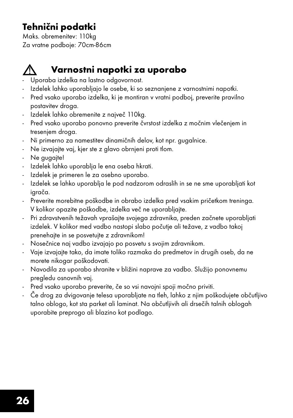 Crivit MR-1362 User Manual | Page 26 / 56