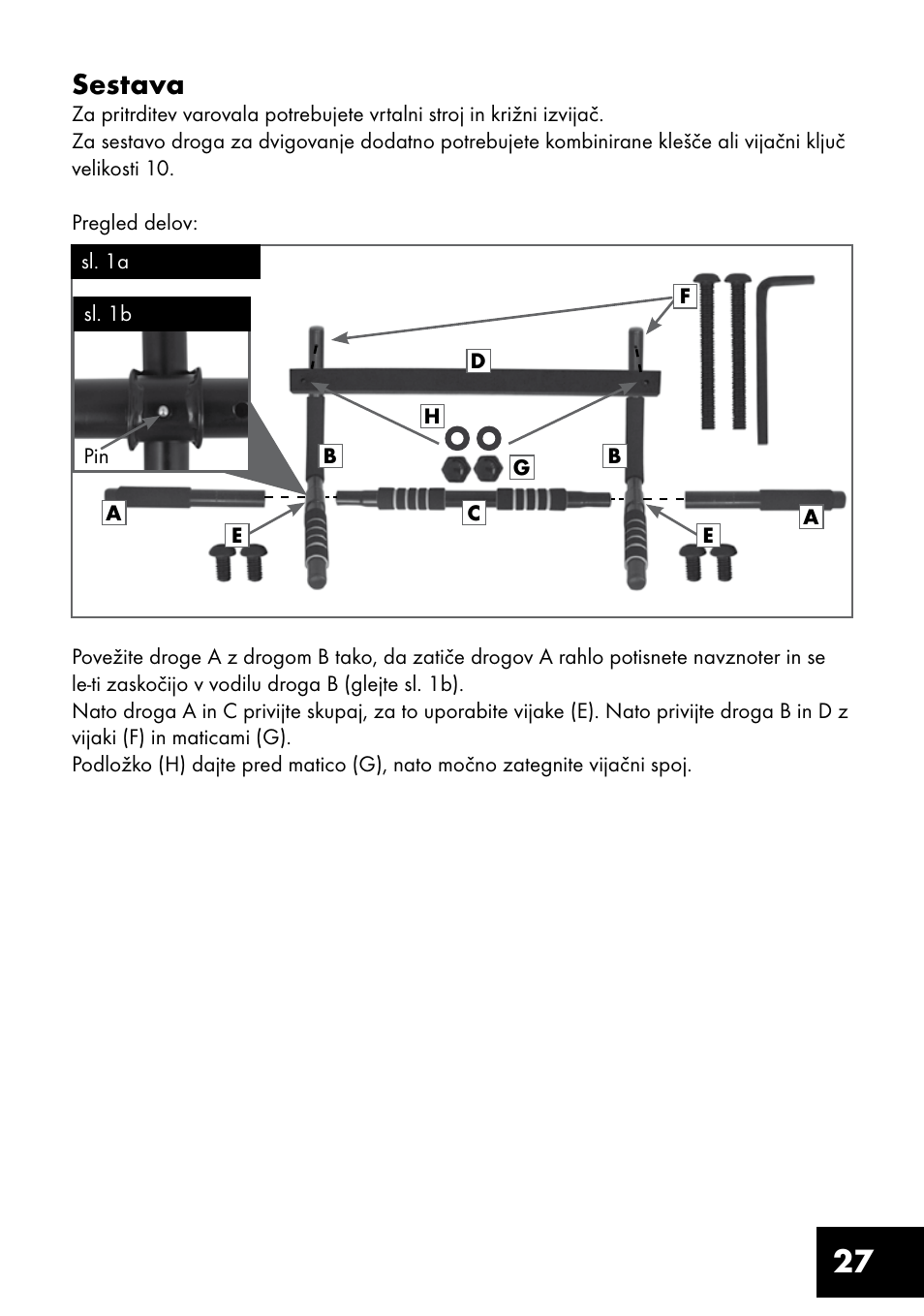 27 sestava | Crivit MR-1362 User Manual | Page 27 / 56