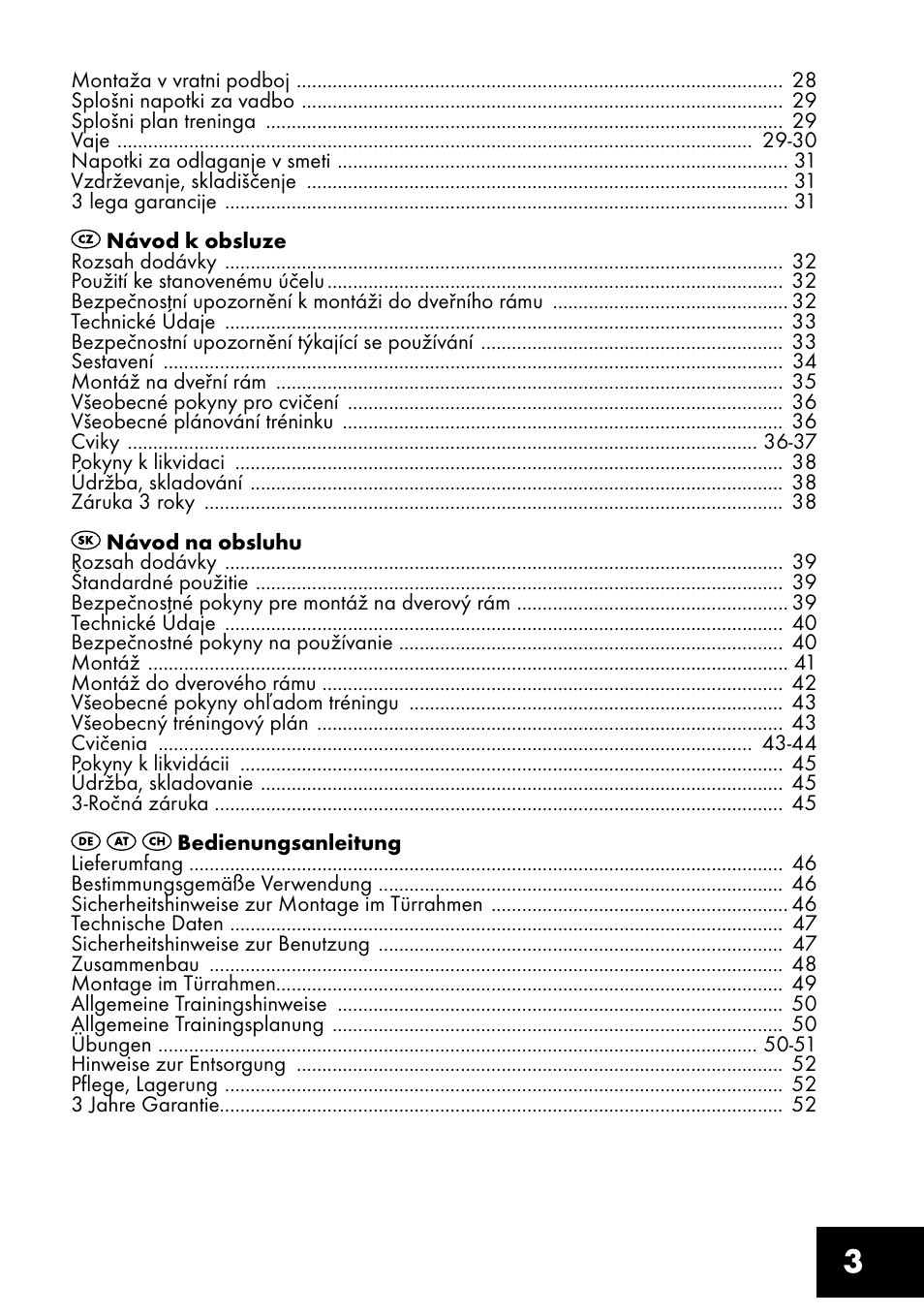 Crivit MR-1362 User Manual | Page 3 / 56