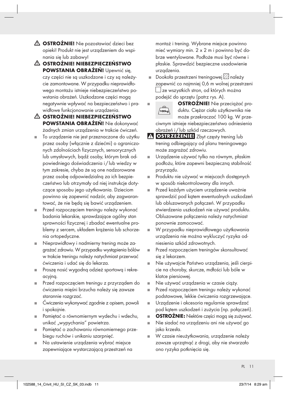 Zakres dostawy, Dane techniczne, Wskazówki dot. bezpieczeństwa | Crivit Z31742 User Manual | Page 11 / 47