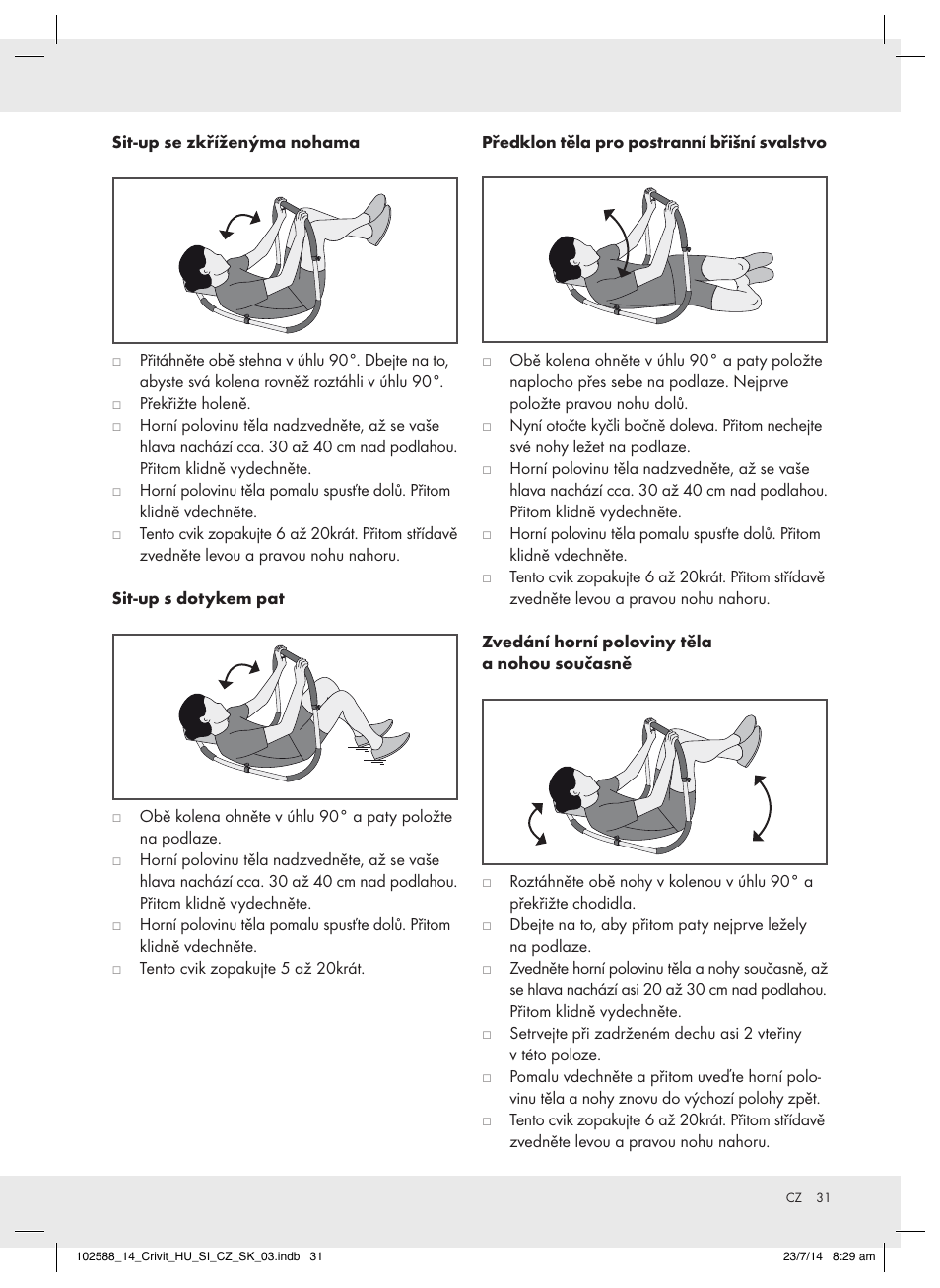 Cviky | Crivit Z31742 User Manual | Page 31 / 47