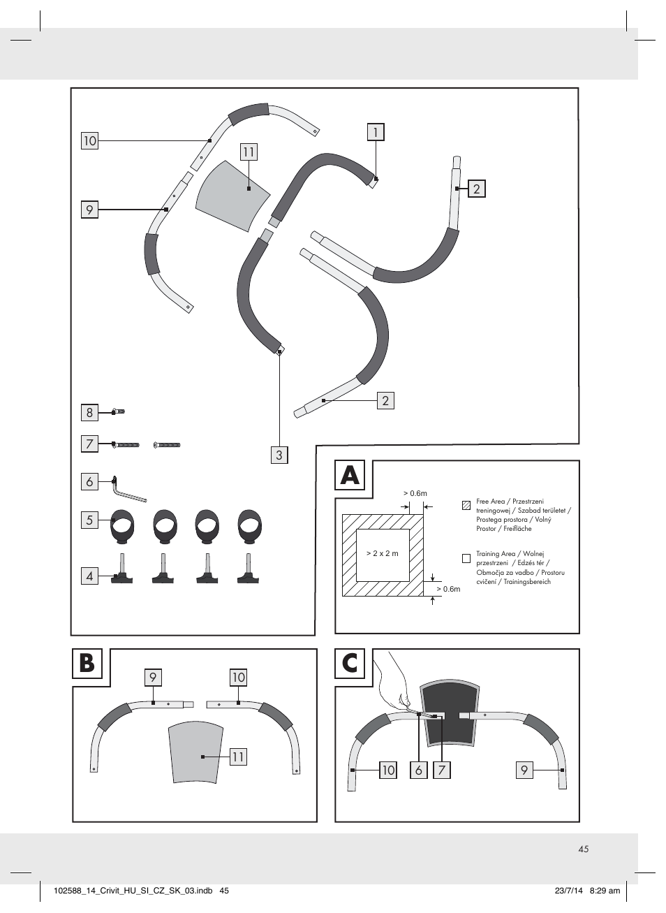Crivit Z31742 User Manual | Page 45 / 47